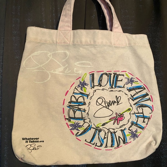 L.A.M.B. Handbags - Pink Whatever it Takes GRS designed tote